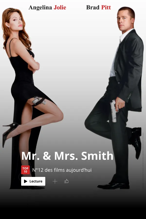 Affiche Mr & Mrs Smith : Couple et argent, le contrat d'alliance